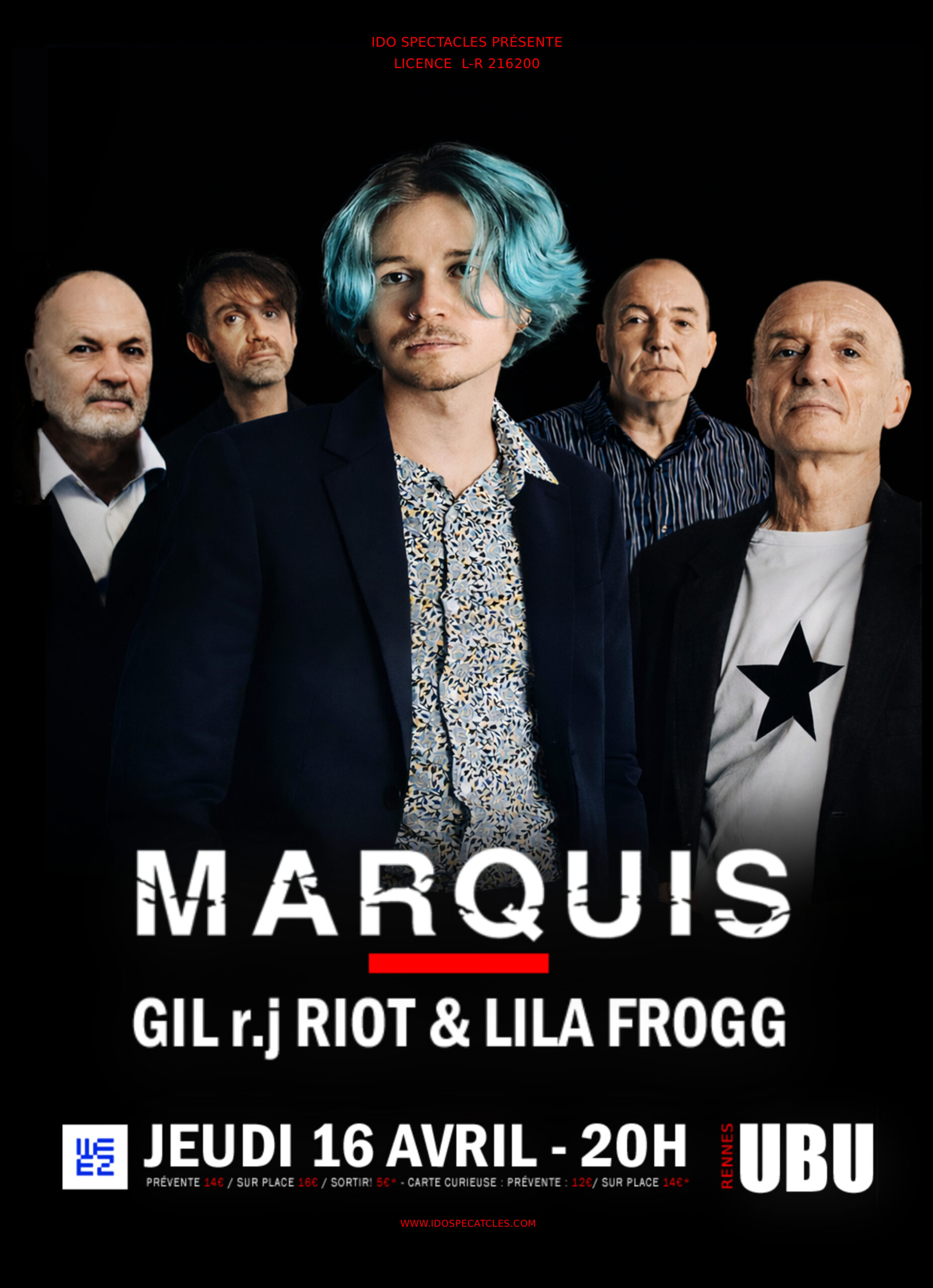 Affiche MARQUIS - UBU 2026